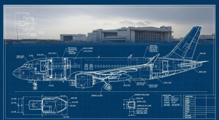 Boeing begins design work on new single-aisle jet — early concept and engineering drawings.
