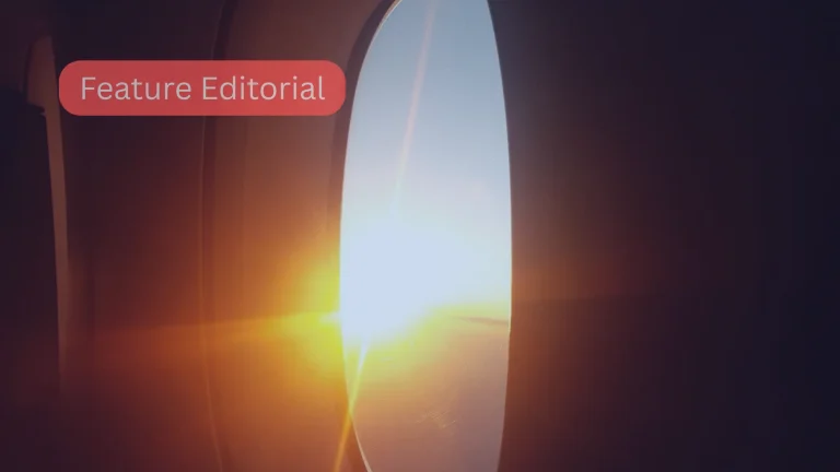 African airport runway at sunrise with aircraft and control tower symbolizing fleet renewal and aviation growth.