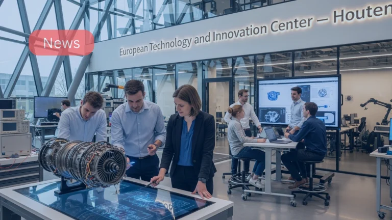 Pratt & Whitney Dutch hub ETIC in Houten for propulsion research and sustainable aviation.