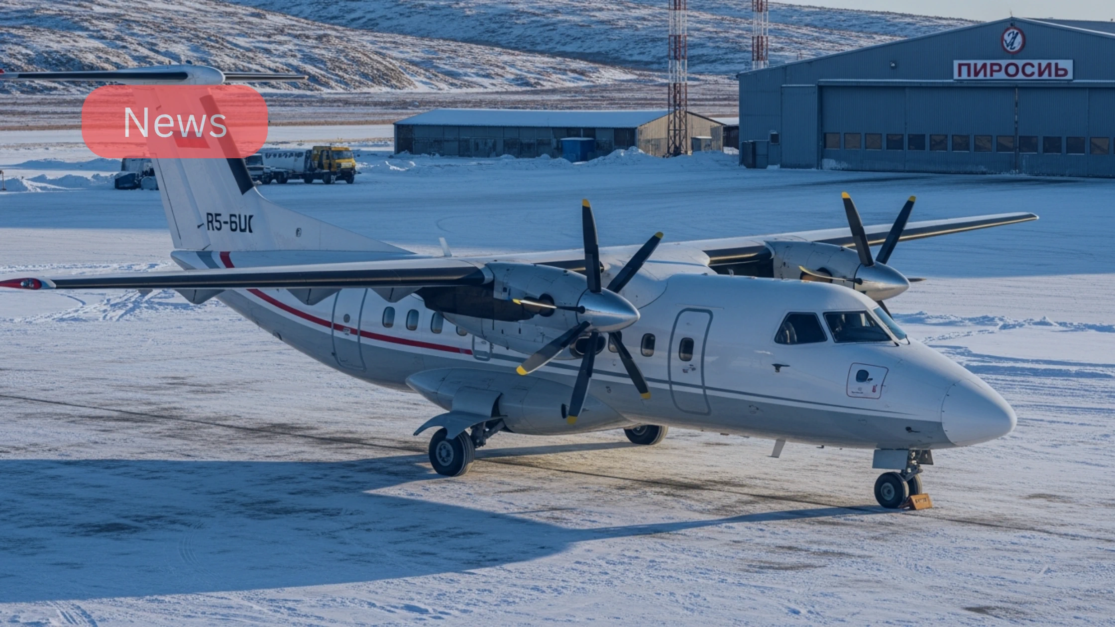 TVRS-44 Ladoga prototype on regional airfield ahead of mid-2026 test flights.