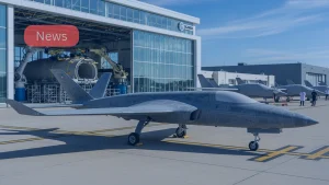 Saab unmanned Ruby demonstrator with software-defined aircraft fuselage ready for 2026 flight test.
