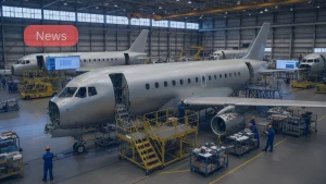 Adani Embraer aircraft assembly India facility for regional civil jets