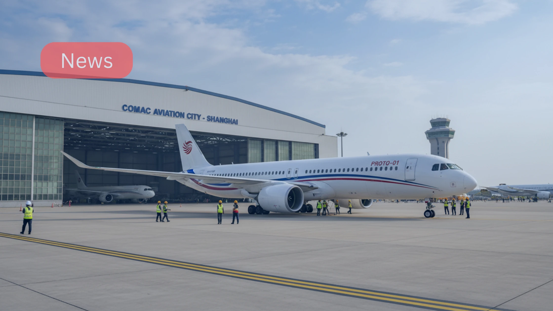 COMAC C919-600 high-altitude variant prototype at Shanghai ahead of flight tests