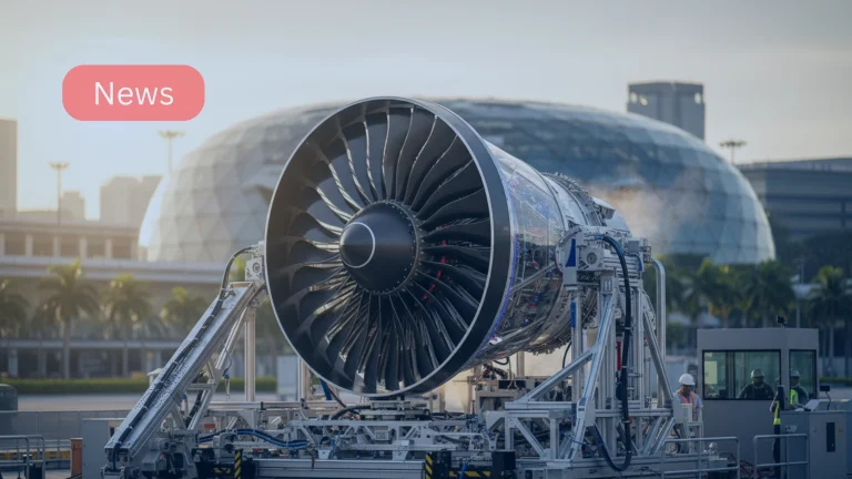 Boeing 777X engine seal issue affecting GE9X durability during certification testing.