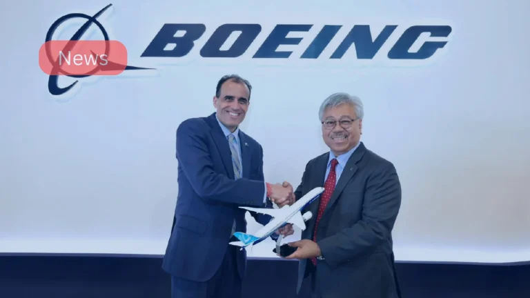 MAB Engineering Boeing MRO Asia Pacific partnership signing at Singapore Airshow 2026