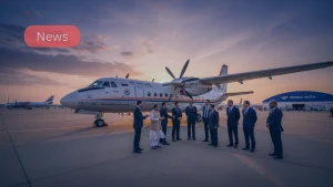 Il-114-300 aircraft supply deal between UAC and Flamingo Aerospace at Wings India 2026